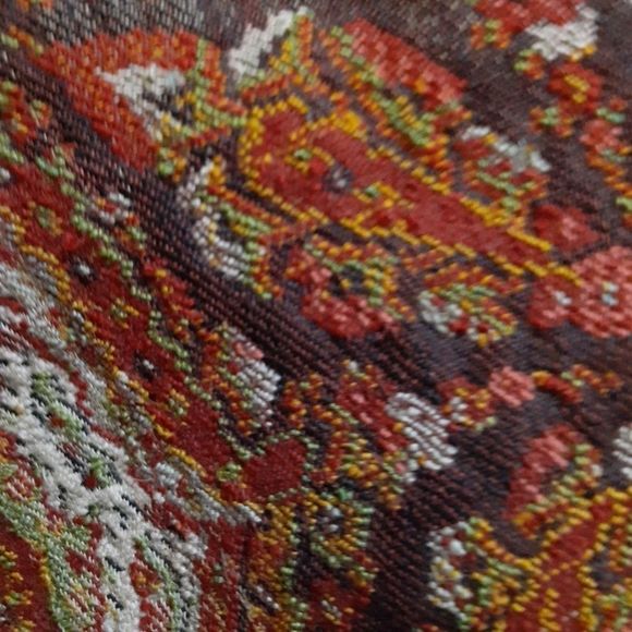 Vintage Bedspread Hand-woven & Embroidered - Picture 7 of 8